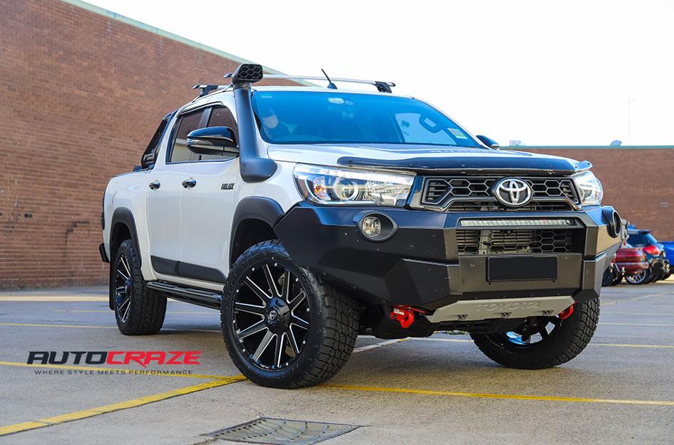 TOYOTA HILUX N80 RUGGED X CONTRA MATTE BLACK MILLED